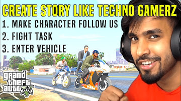 CREATE STORY LIKE TECHNO GAMERZ ||CREATE OWN STORY GTA 5 || CREATE CUSTOM STORY