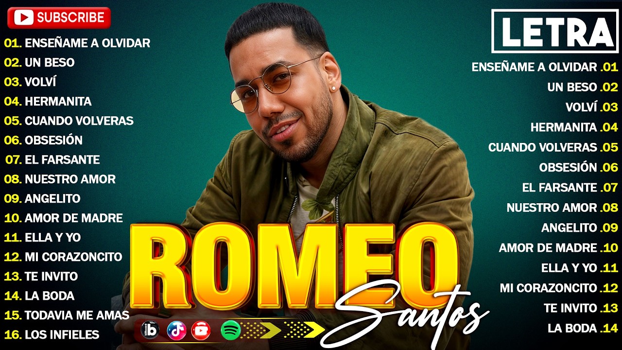 Romeo Santos ~ Greatest Hits Full Album ~ Romeo Santos Grandes Exitos ~ Bachata Mix 2026