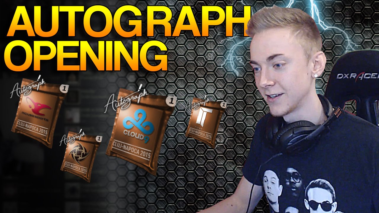 CS:GO - Autograph Capsule Opening! (Cluj-Napoca) - YouTube