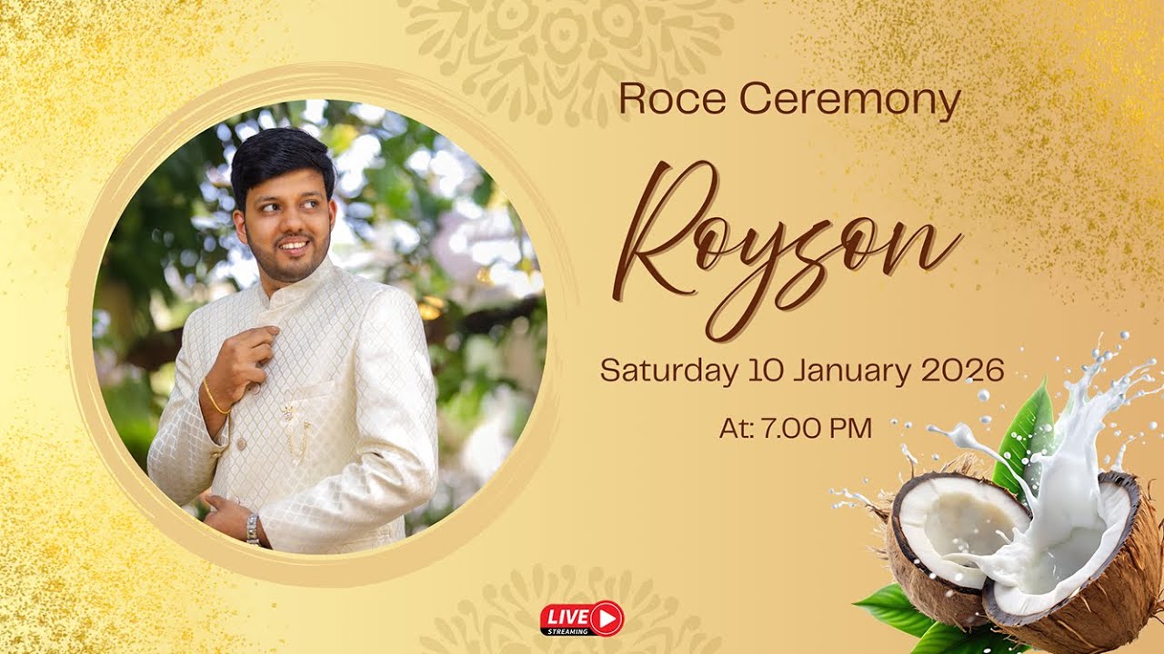 Roce Ceremony of Royson