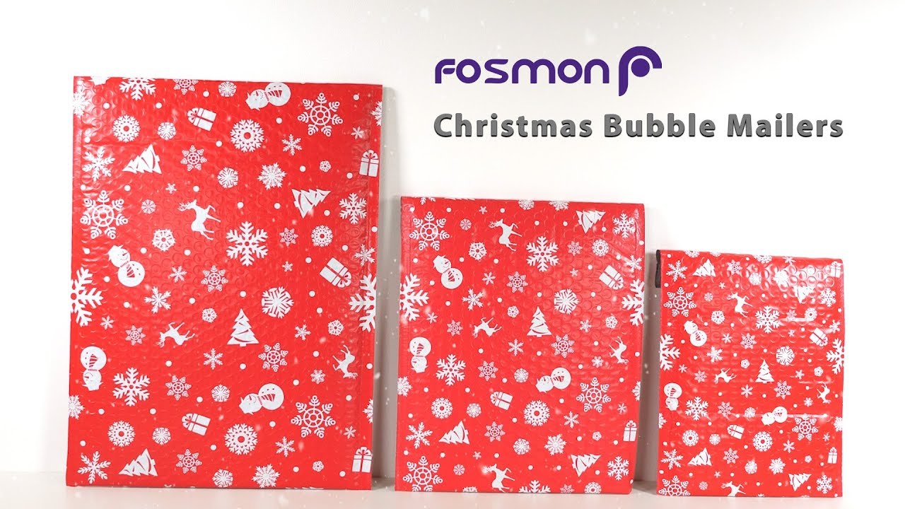 Christmas Bubble Mailers for this holiday season! YouTube