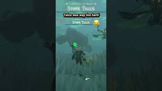 Talus Was Way Too Hard  #zelda #totk