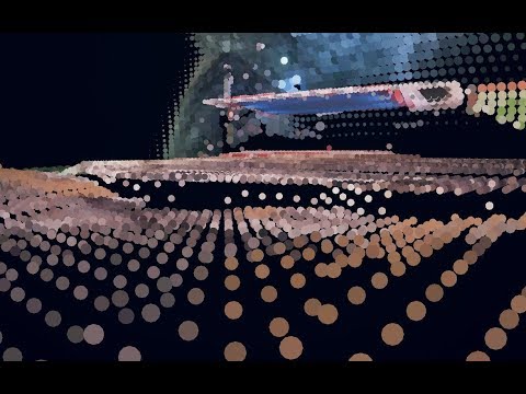 Realtime rendering of point cloud from 3D scene