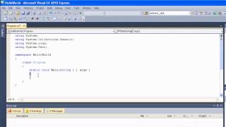 Lesson 0: Installing Visual Studio Express C#