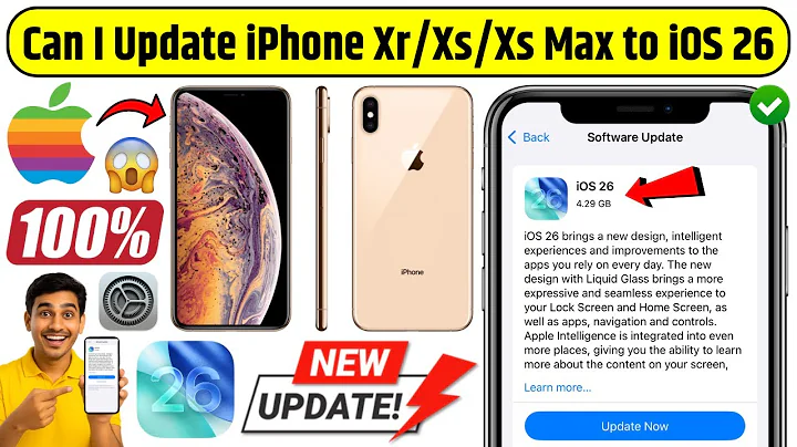 How to Update iPhone Xr/Xs/Xs Max into iOS 26 ? Can I Update My iPhone Xr/Xs/Xs Max to iOS 26 ?