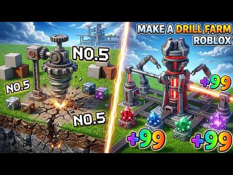 today i Make a Drill Farm Roblox