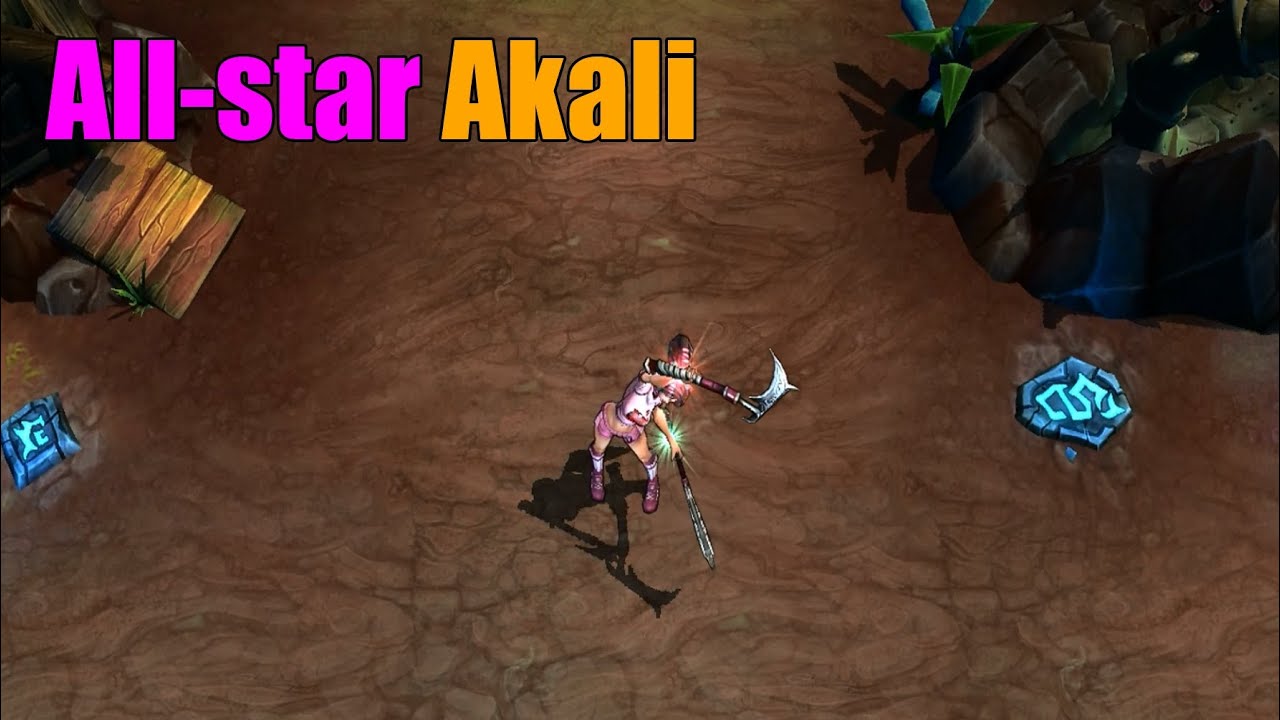 League of Legends - All-star Akali skin - YouTube.