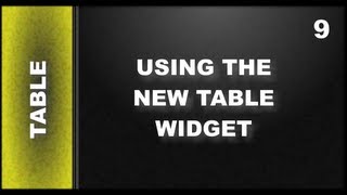 Web Design Tutorials for Xara Web Designer 9 Premium: Using The Table Widget Lesson 119
