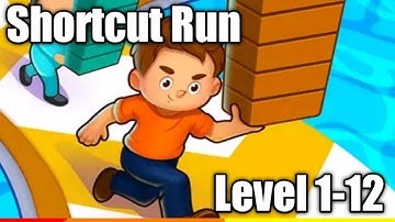 Shortcut Run All Level Gameplay on Android। Shortcut run game kaise khela jata hai। Level 1-12 Ep1