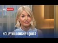 Holly Willoughby quits ITV&#39;s This Morning &#39;for me and my family&#39;