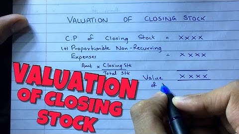 Consignment Account Problem 2 - Valuation of Stock  - Financial Accounting - By Saheb Academy