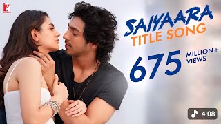 Saiyaara Title Song | Ahaan Panday, Aneet Padda | Tanishk Bagchi, Faheem A, Arslan N | Irshad Kamil