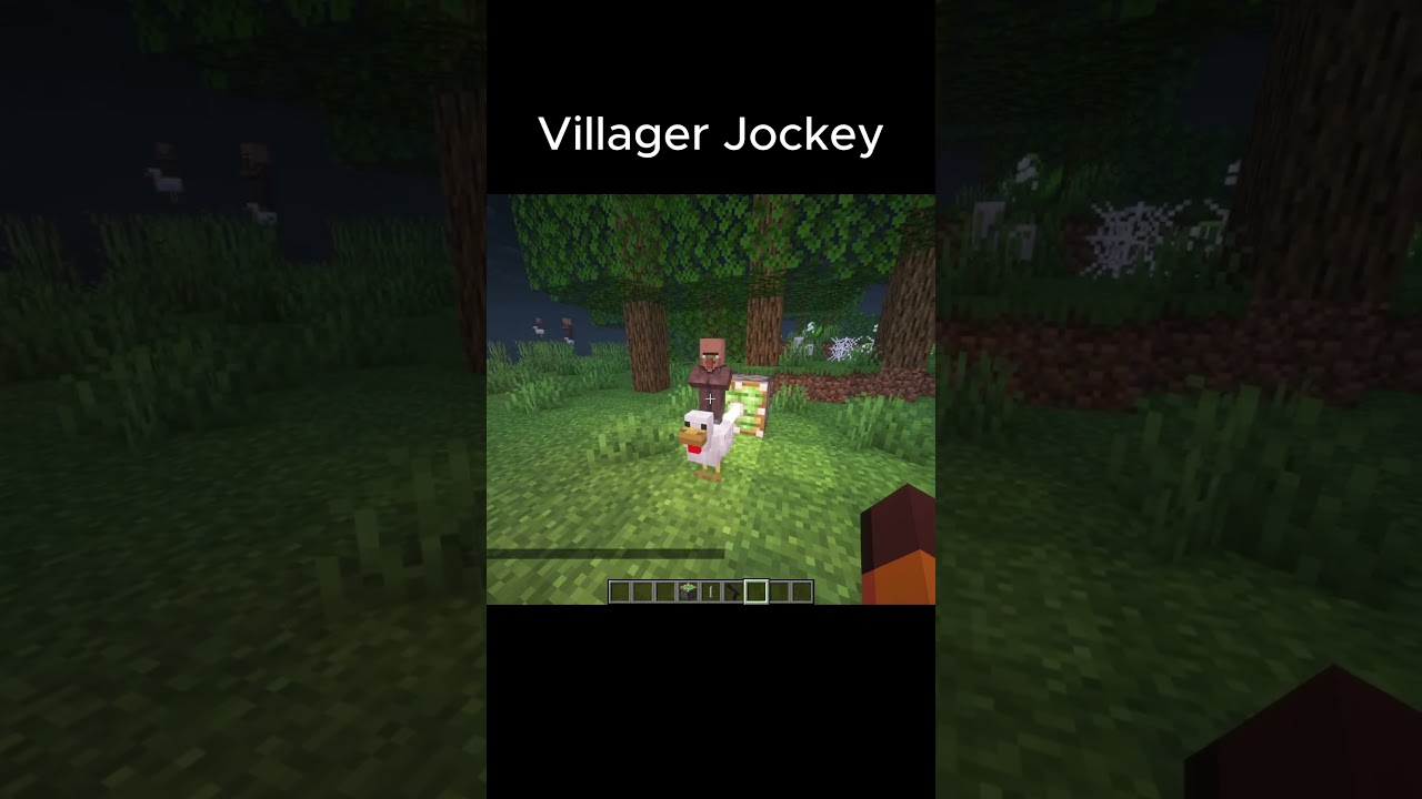 Villager Jockey #fy #fyp #minecraft