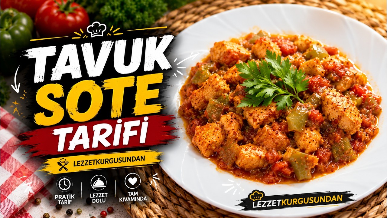 Tavuk Sote Tarifi | Pratik Tavuk Yemeği Tavuk Sote Tarifi | Pratik Tavuk Yemeği