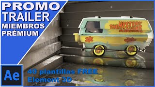 PROMO trailer miembros prémium canal mepasoaMac - Element 3D - After Effects