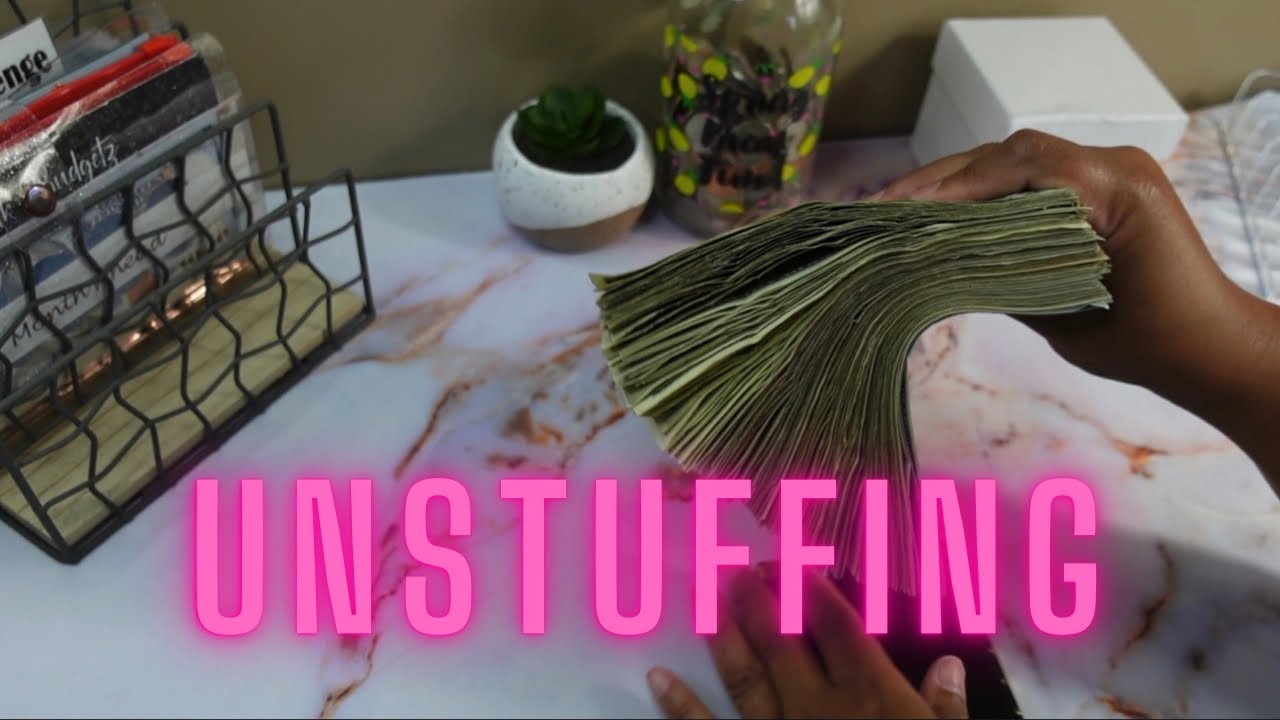 Unstuffing My Saving Challenges 😢|100 Envelope 