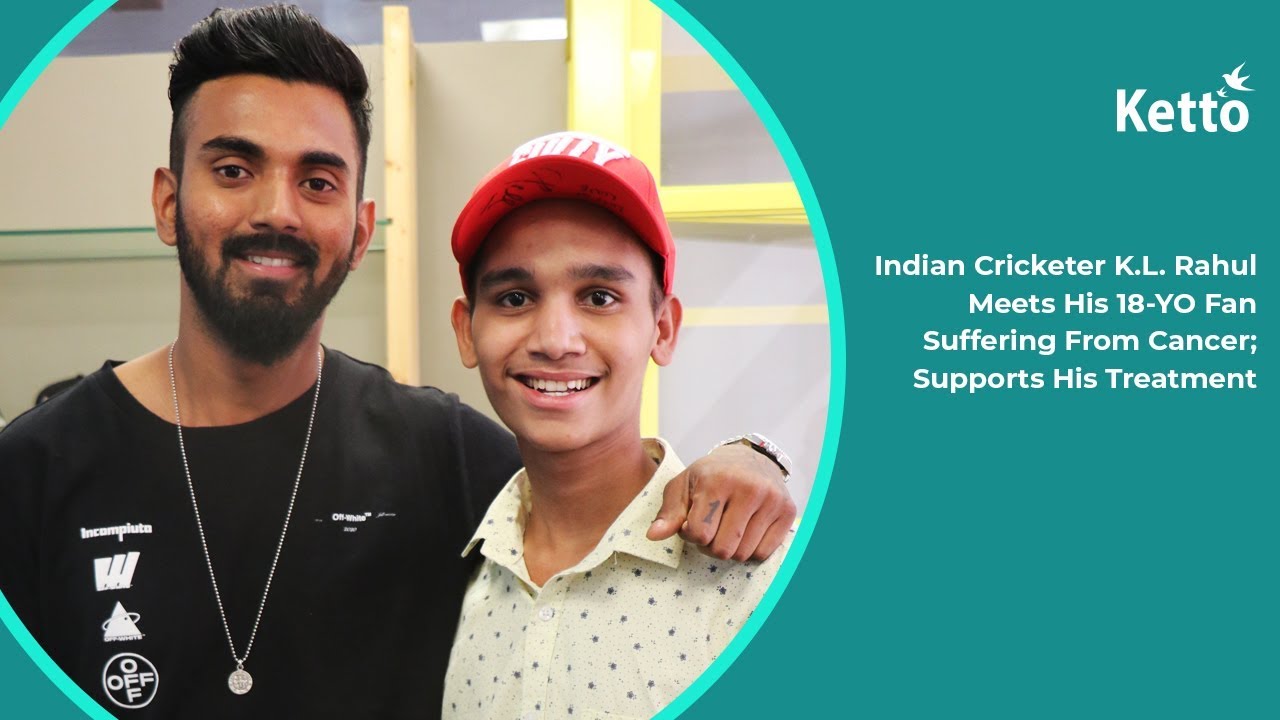Indian Cricketer K L Rahul Meets His 18 Yo Fan Suffering From Cancer Supports His Treatment Youtube