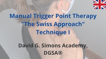 Manual Trigger Point Therapy: Technique I