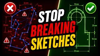 Intro To FreeCAD #38 Version 1.1.1 - Stop breaking sketches