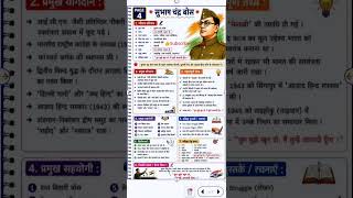 सुभाष चंद्र बोस का जीवन परिचय #gk #ras #upsc