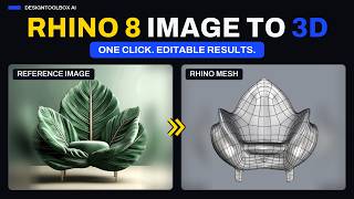 Turn a Reference Image into an Editable 3D Model in Rhino 8 | AI Workflow