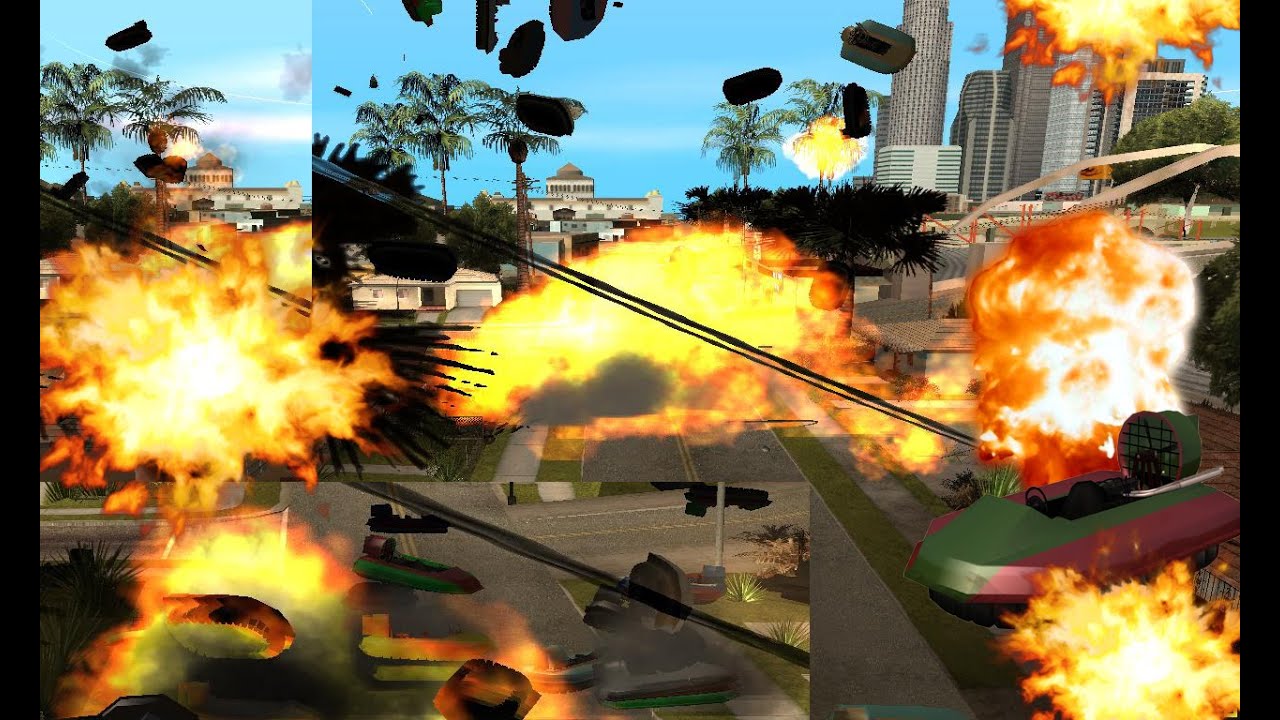 GTA San Andreas | Explosiones Masivas