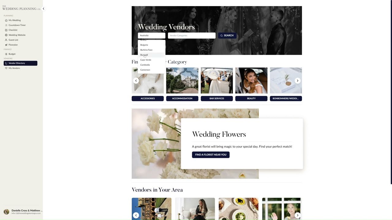 TWPC | How To Use The Wedding Planning Co. Vendor Directory