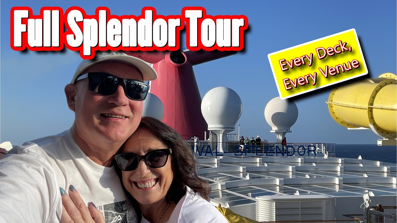 Carnival Splendor Tour 2026 — Full Walkthrough (All Decks & All Venues on the Cruise Ship)