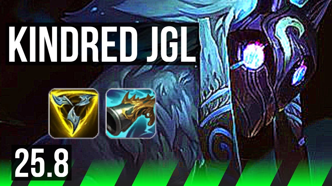 KINDRED vs NOCTURNE (JGL) | 1100+ games, Dominating | EUW Master | 25.8