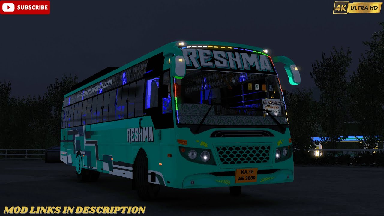 RESHMA TRAVELS BUS  | 4K GAMEPLAY