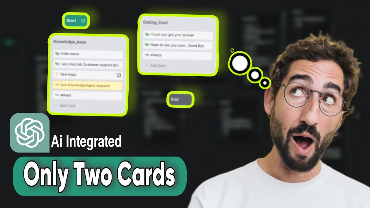 Creating an Ai integrated Chatbot | Of Two Cards Only - YouTube