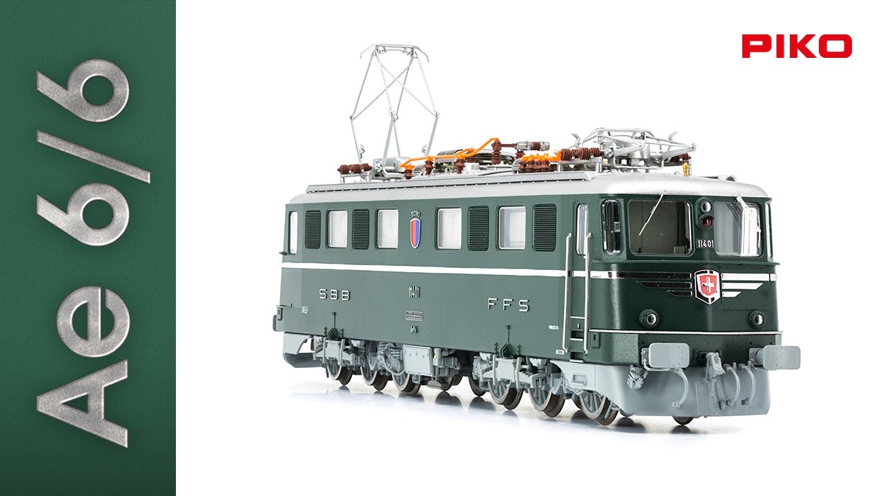 SBB CFF FFS - Ae 6/6 11401 TICINO electric locomotive