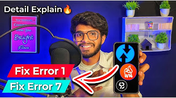 How To Fix Error 1 And Error 7 Problem In Custom Recovery | Fix TWRP Error 1 | Fix TWRP Error 7