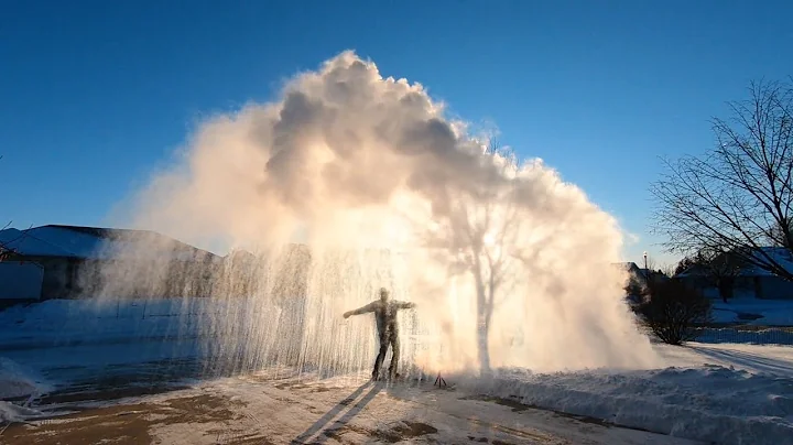 Boiling Snow: the Mpemba Effect