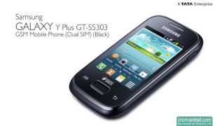 Samsung Galaxy Y Plus GT-S5303 GSM Mobile Phone (Dual SIM) (Black)