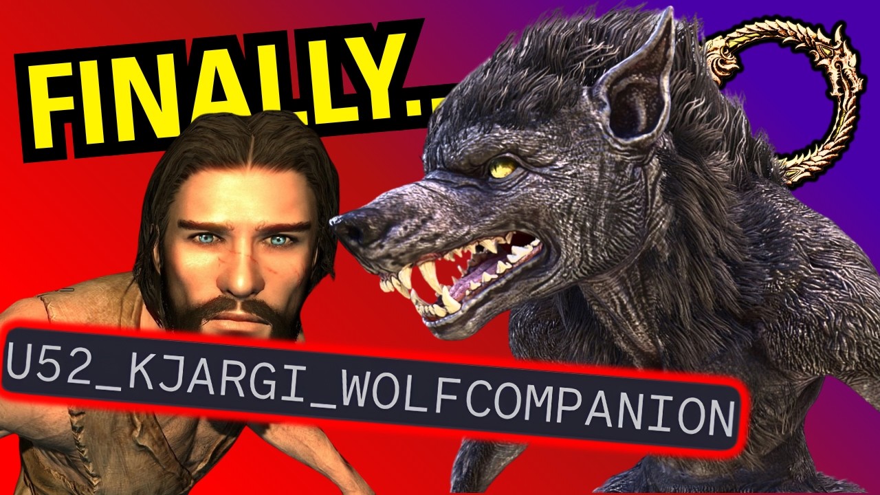FREE Nord Werewolf Companion Coming to ESO in U52? - YouTube