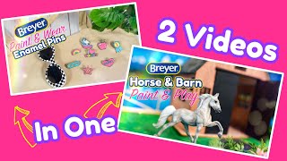 Let’s Paint a Wood Barn with Breyer Craft Kits & Make Enamel Pins