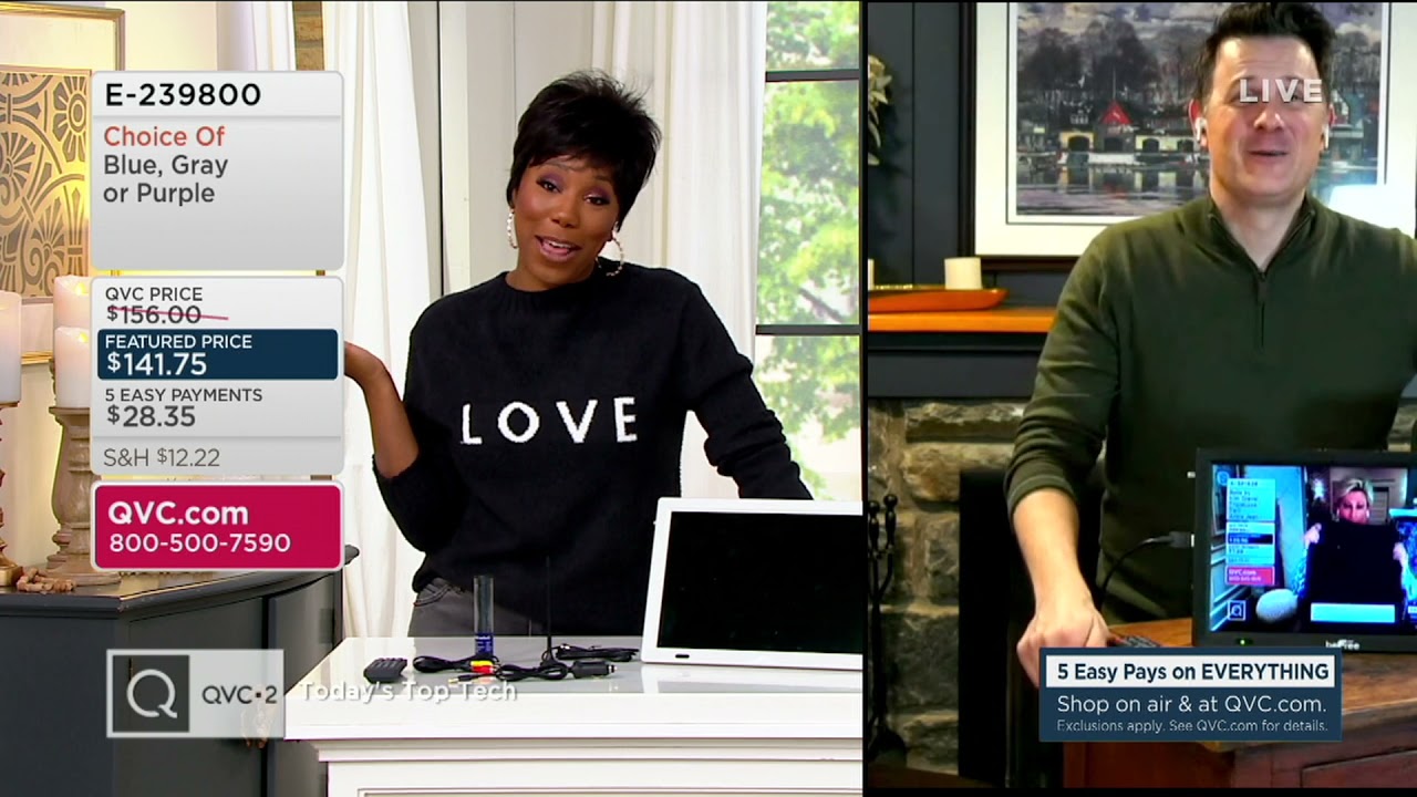 beFree 14" LED Portable TV Rechargeable with HDMI Port & Accessories on QVC