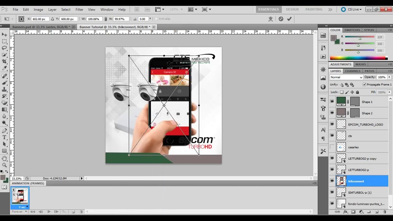 Como Hacer Un Banner En Photoshop De Manera Sencilla YouTube