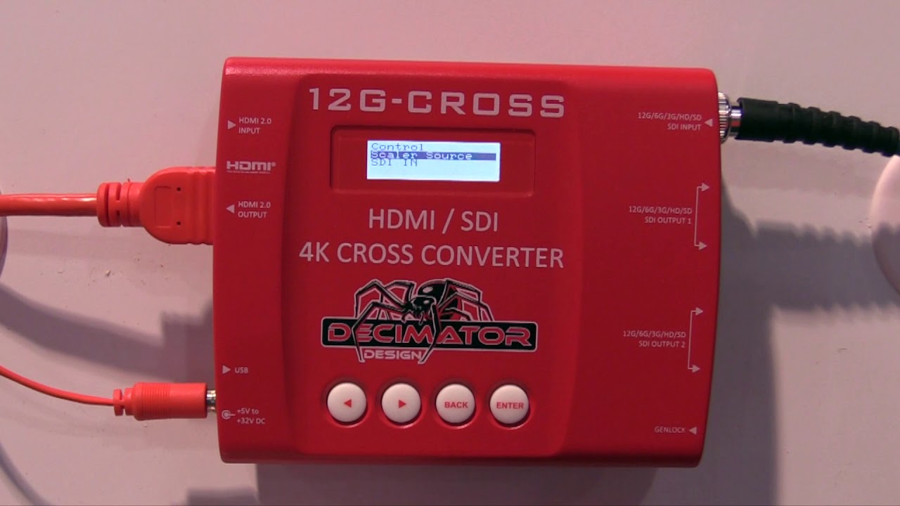 Decimator 12G-CROSS HDMI/SDI 4K Cross Converter 