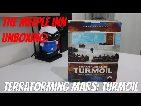 Terraforming Mars Turmoil Boardgame Expansion Unboxing - with Adam Turner