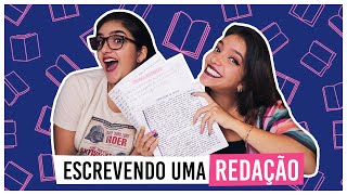 FILMEI MINHA IRMÃ ESCREVENDO REDAÇÃO! (ELA PASSOU EM MEDICINA) - Débora Aladim