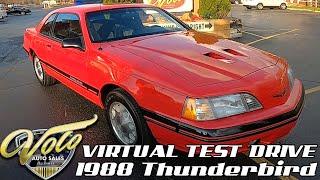 1988 Ford Thunderbird Virtual Test Drive At Volo Auto Museum V19298