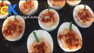 Pumpkin Deviled eggs (Halloween Food) Wealth