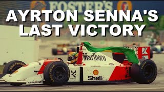 AYRTON SENNA'S LAST VICTORY - YouTube