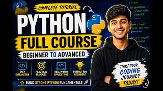 Complete Python Course | Learn Python from Zero to Advanced