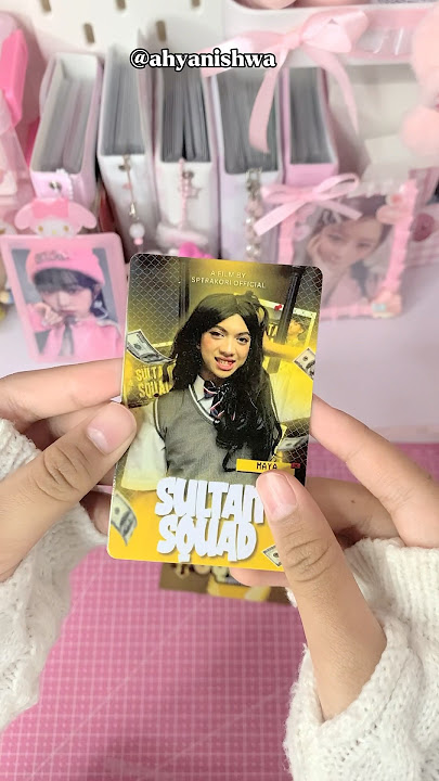Unboxing Photocard Sultan Squad💸💰 @sptrakori_ #unboxing #photocard #fyp #shorts #aesthetic ✨🤩