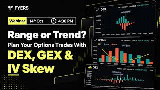 Options Trading With Delta & Gamma Exposure and IV Skew | FYERS Webinar