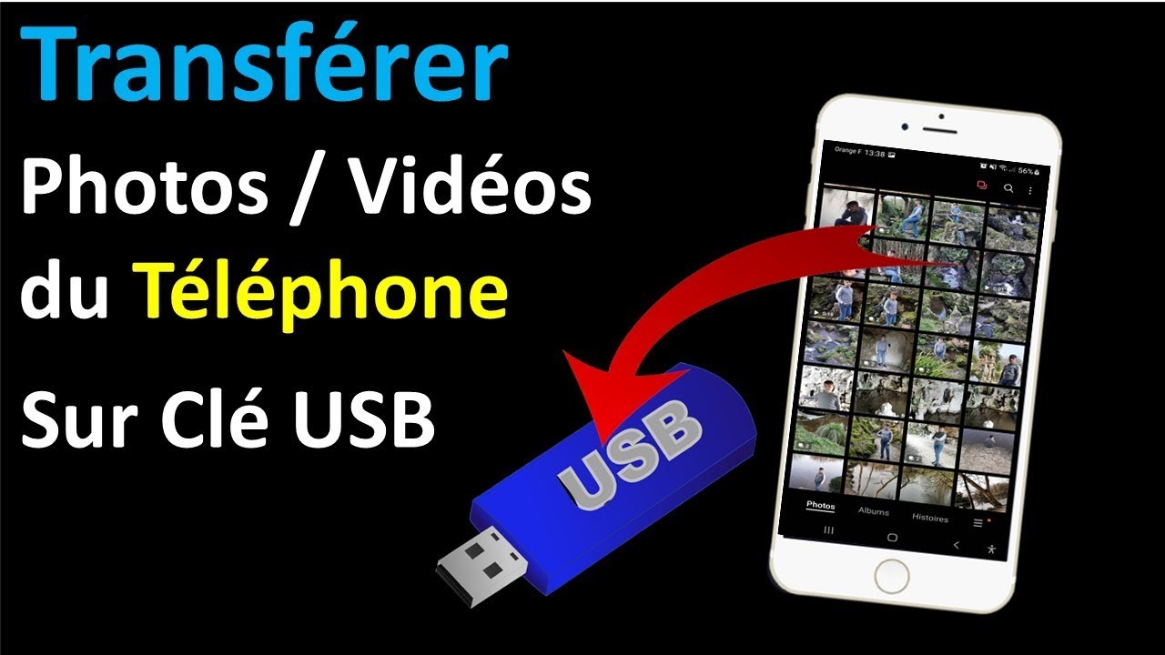 Copiez vos photos smartphone directement sur une clé USB 