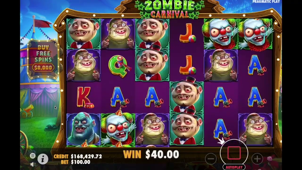 BIG BONUS BUYS ($10,000+) ON ZOMBIE CARNIVAL - Part 1 of 4